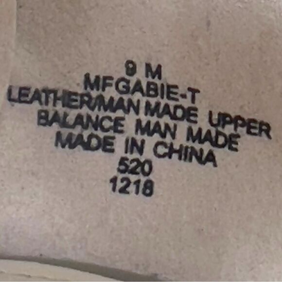 Marc Fisher Gabie Taupe Suede Leather Perforated Shootie Block Heel Sandals Sz 9 - Picture 6 of 12